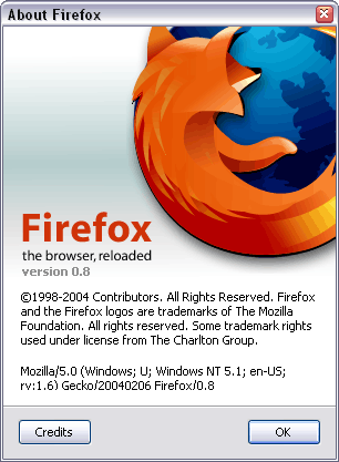 About Mozilla Firefox