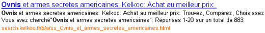 Ovnis sur Kelkoo