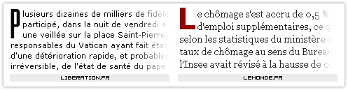 Lettrine Liberation vs Monde