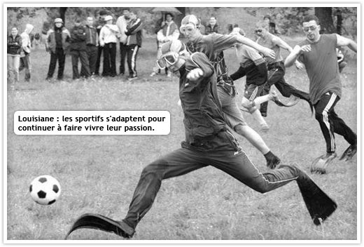 Lousiane : les sportifs s'adaptent pour continuer à faire vivre leur passion