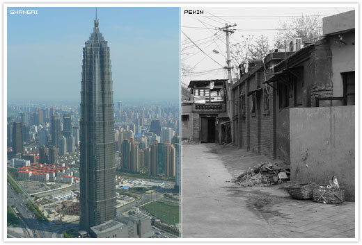 Pekin vs Shangaï