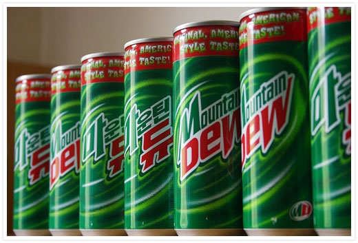 Mountain Dew Coréen