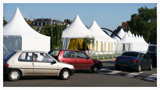 Tour de France - Strasbourg - Tentes