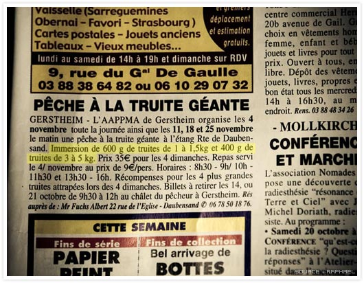 Truites ?