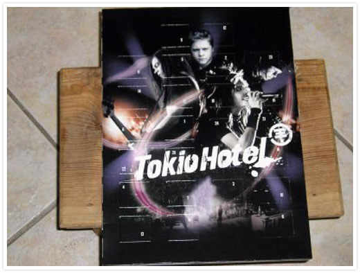 Calendrier de l'avent Tokio Hotel